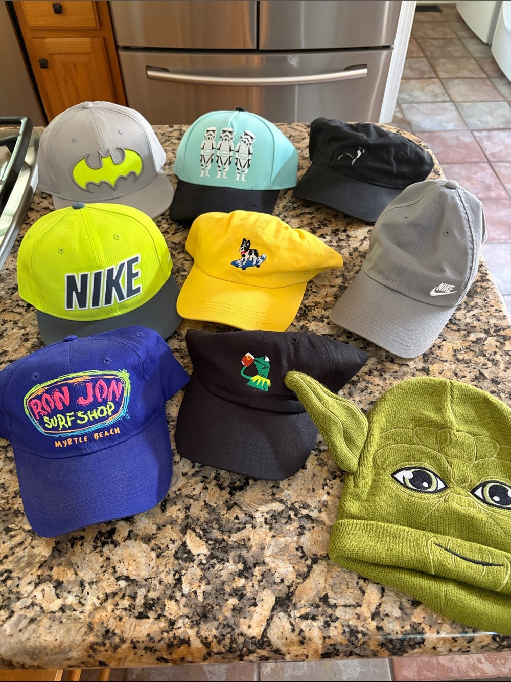 Variety of Baseball Caps